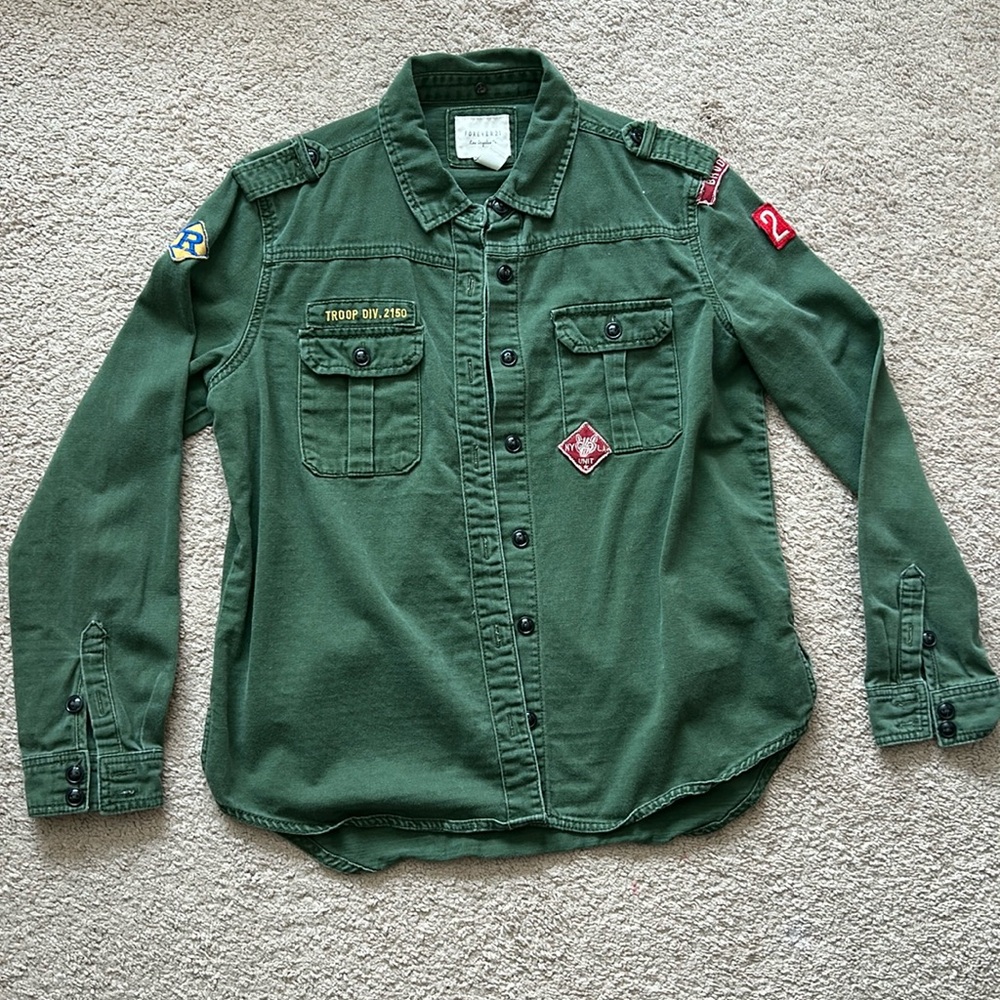 Forever 21 Boy Scout button up